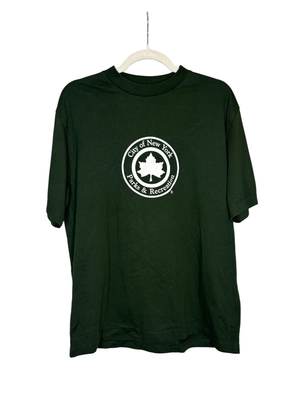 Only NY NYC Parks Logo T-Shirt Size M Green